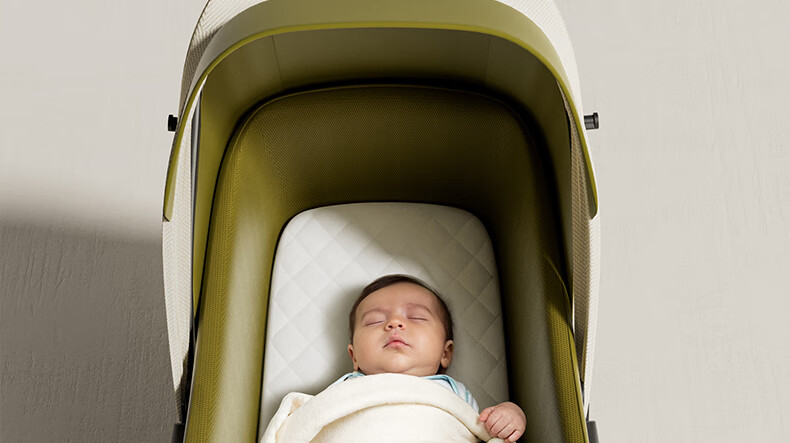 DearMom Rome Holiday Exclusive Newborn Baby Bassinet Vintage Green 1