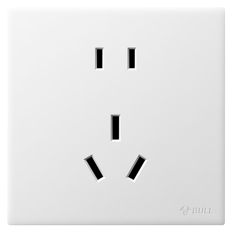 BULL G60 Series Switch Socket 2-Hole 10A 3-Hole 16A Air Conditioner 86 Ultra-Thin Socket Panel G60Z227 Frost White