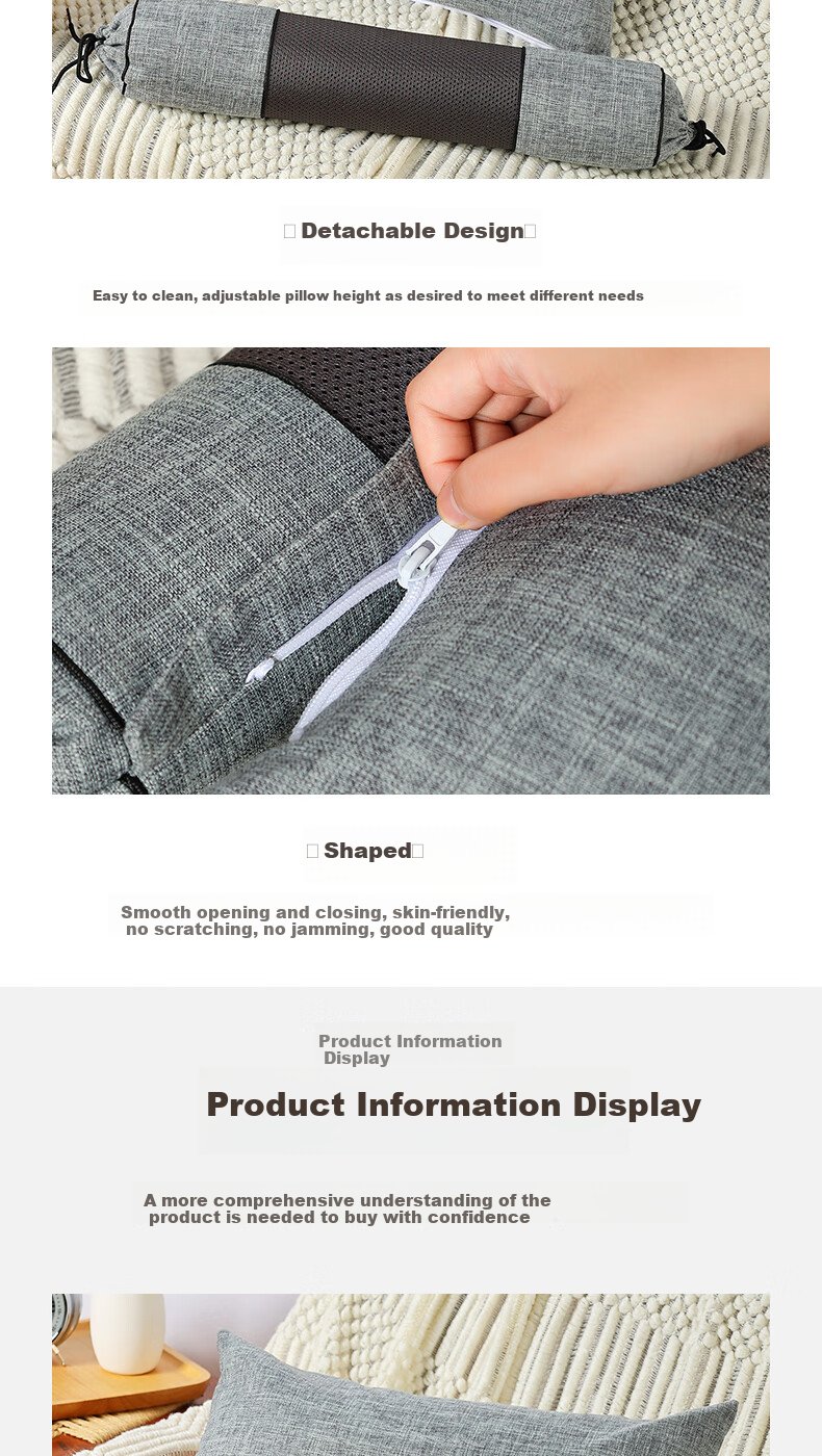 Grace 100% Buckwheat Hull All Buckwheat Hull Buckwheat Skin Candy Pillow, Single Adult Cervical Pillow, Sleep Pillow Core Combination Pack 9