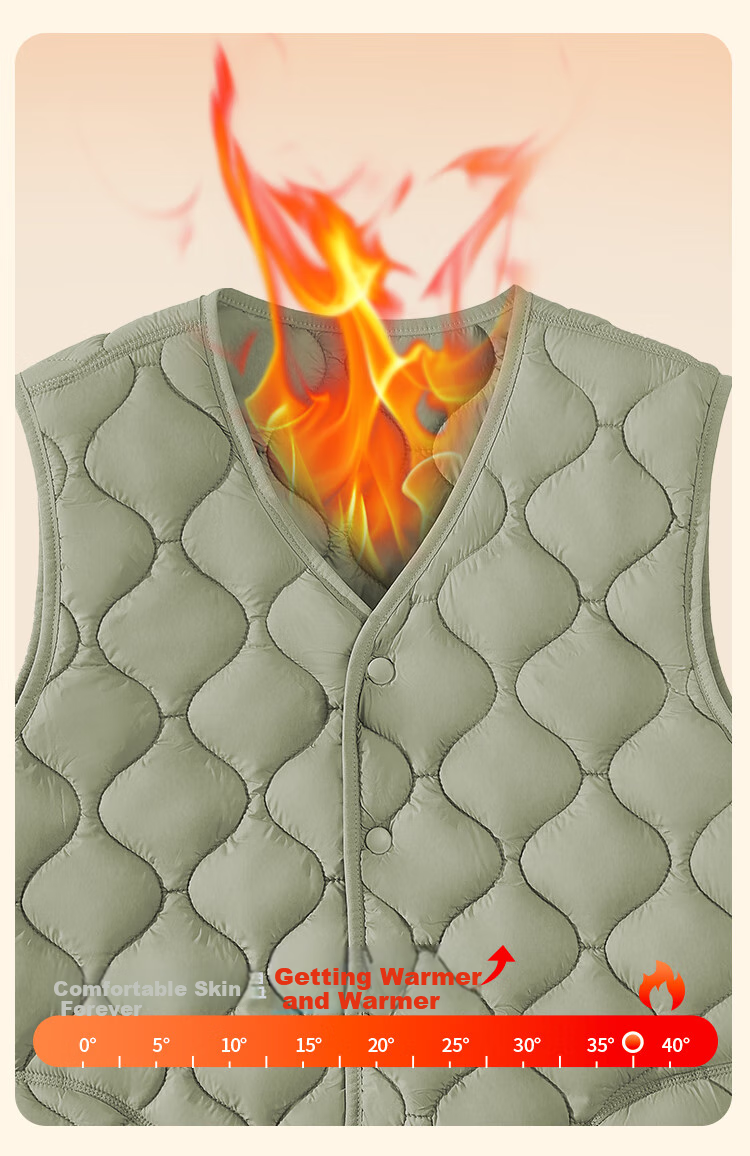 MiiOW Women's Vest, 2025 New Autumn And Winter Style, Solid Color Versatile V-Neck Inner Layer, Warm And Thick Cashmere Vest Jacket for Women in Winter 7