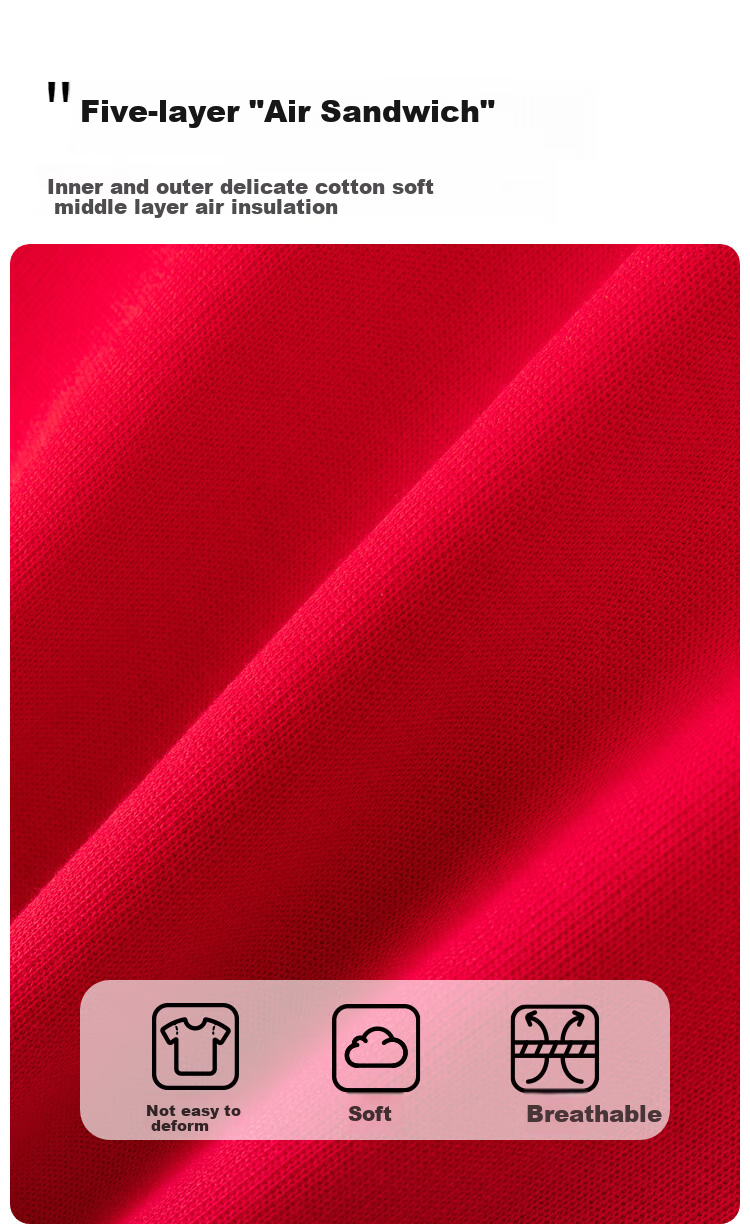 Annil Children's Wear, Boys And Girls Round Neck Long-Sleeve Sweatshirt, New Spring 2025 Collection, New Year Red, 150cm 2