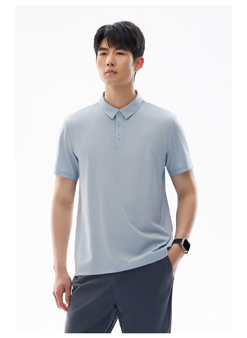 Anta Xingdong Polo | Lightweight Business Quick-Dry Collared Short Sleeve Men's Summer Commuter Breathable T-Shirt Crisp Top 9