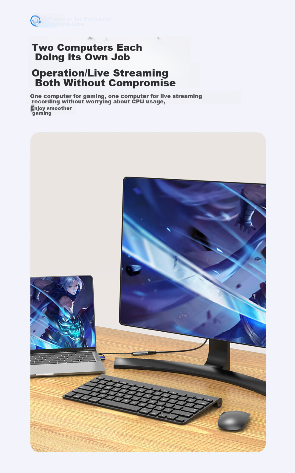 Keya HDMI Video Capture Card, 4K HD Input for Switch/NS/PS5/4, Game Phones, Cameras, Live Streaming And Recording, Computer USB/Type-C Dual Output Capture Device 5
