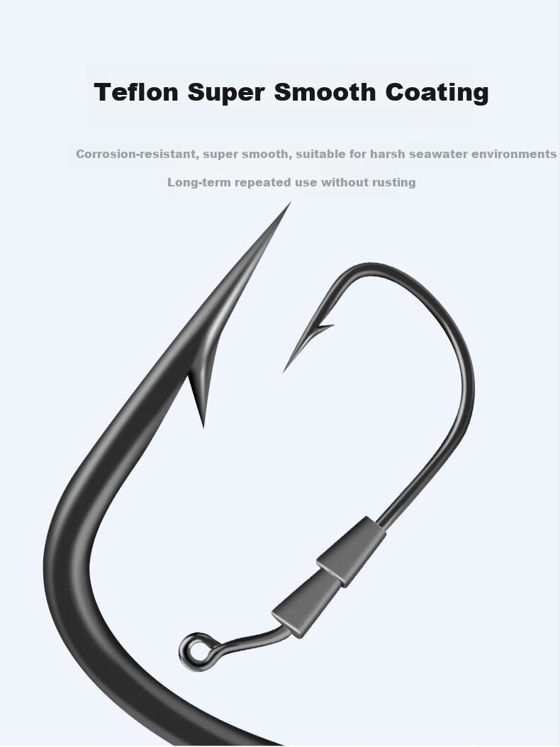 Guowangluya Micro Lead Hook, Fire Basting Tomidostu Hook, Reinforced Small Weight Invisible Worm Hook, Black Pit Lead Hook 6
