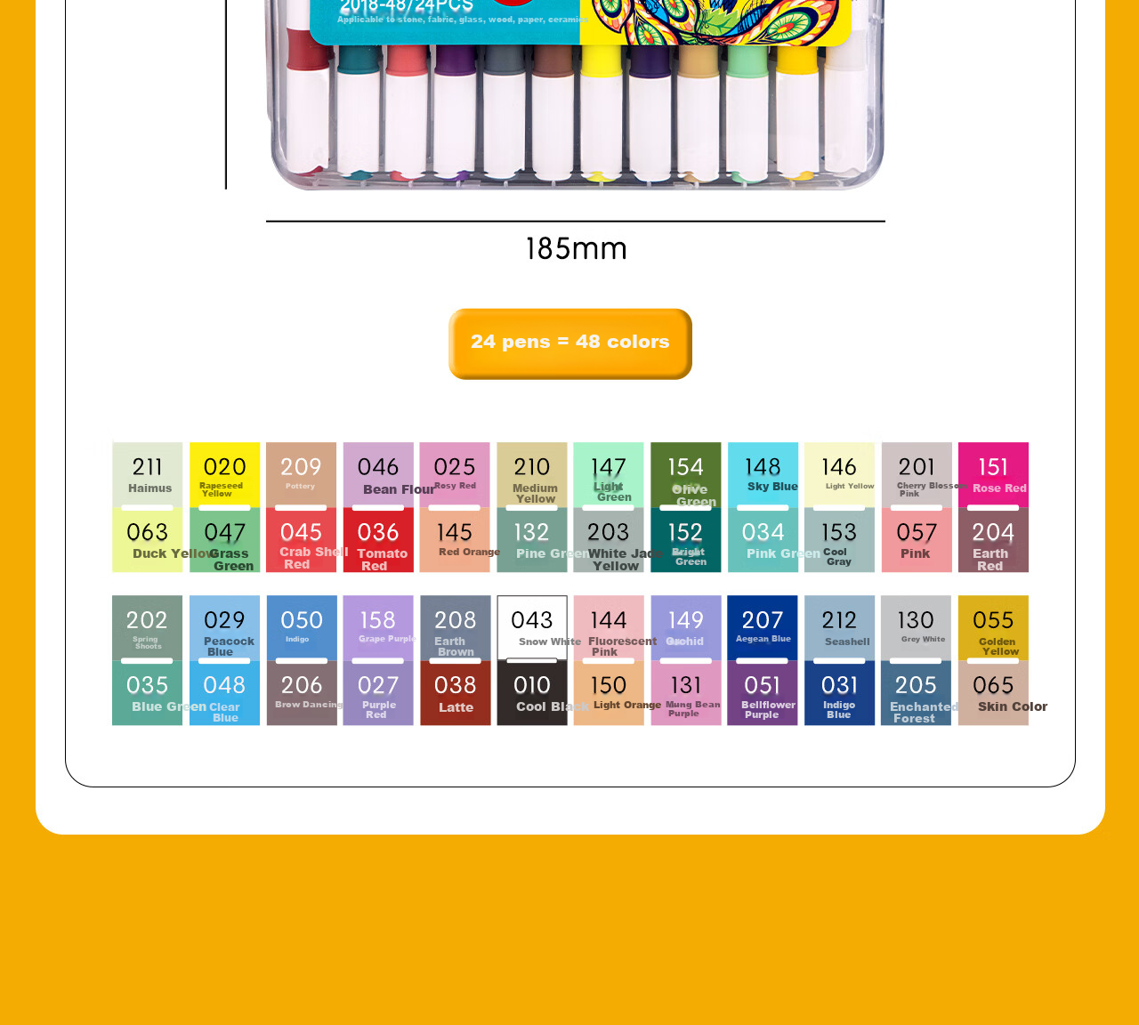 HERO Acrylic Markers, 2016 Triangular Pen Barrel, Water-Based Acrylic Markers for Students, Art Journaling, Children's Drawing, Hand-Painted Watercolor Pens, Graffiti Quick-Drying Paintbrushes, 12 Colors of Watercolor Pens 14