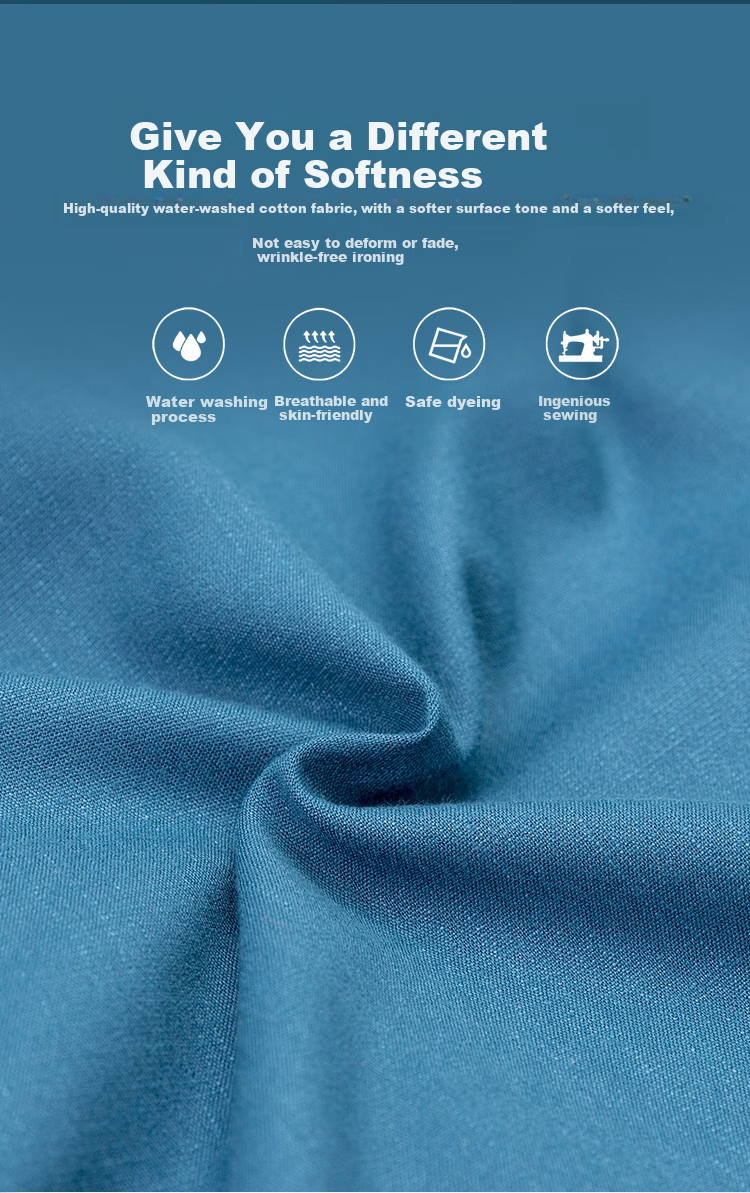 Shuguoyu 5 Jin Summer Lavender Buckwheat Hull Pillow, Cervical Spine Comfortable Sleep Pillow, Adult with Cotton Pillowcase | Blue 2