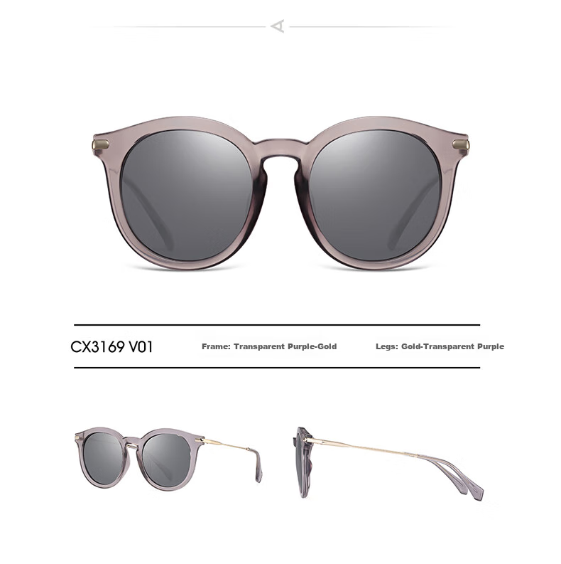 CAXMAN Sunglasses for Women, Large Cat-Eye Frame Polarized Sunglasses, UV Protection, Sun-Blocking, Fashionable Glasses for Driving And Car Use 10