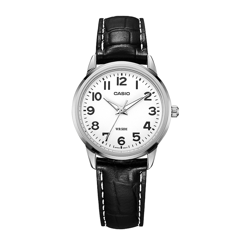 CASIO Women's Quartz Watch Steel Band Analog Simple Waterproof Student Watch LTP-1303L-7B