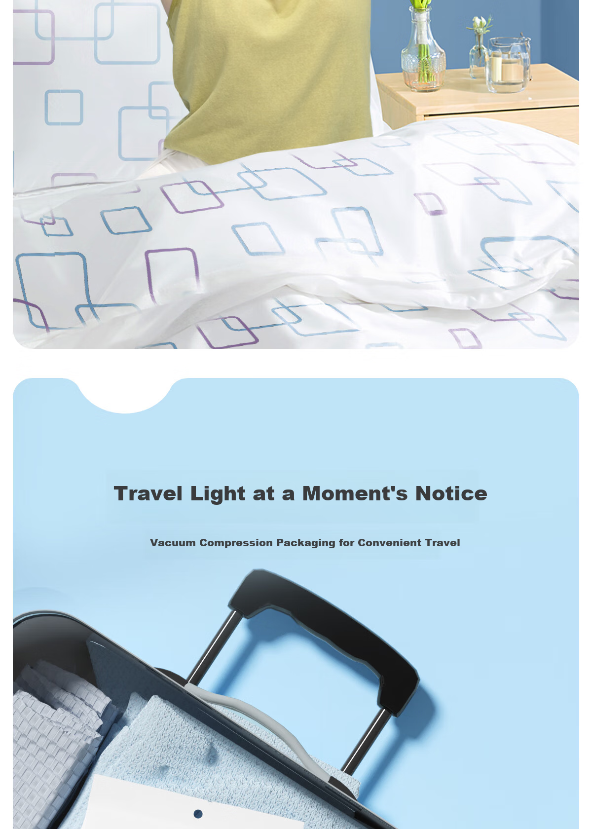 Mianzhirun Travel Disposable Thickened Bath Towel, Toilet Seat Cover, Hotel Hygiene Bedding Set, Four-Piece Set for Business Trips 5-7 Days Package 4