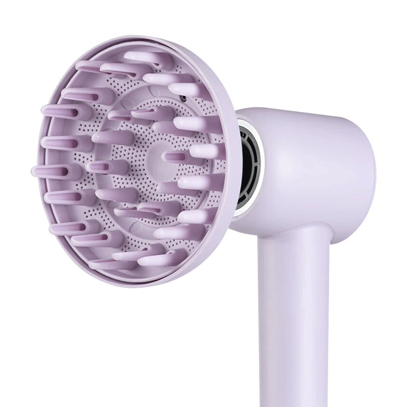 Lelandi Universal Laifen LF03/SE Hair Dryer Diffuser Nozzle, Kangfu F9/F1 Magnetic Hair Dryer Nozzle, Curling Volumizing Drying Hood, Upgraded Purple L8216