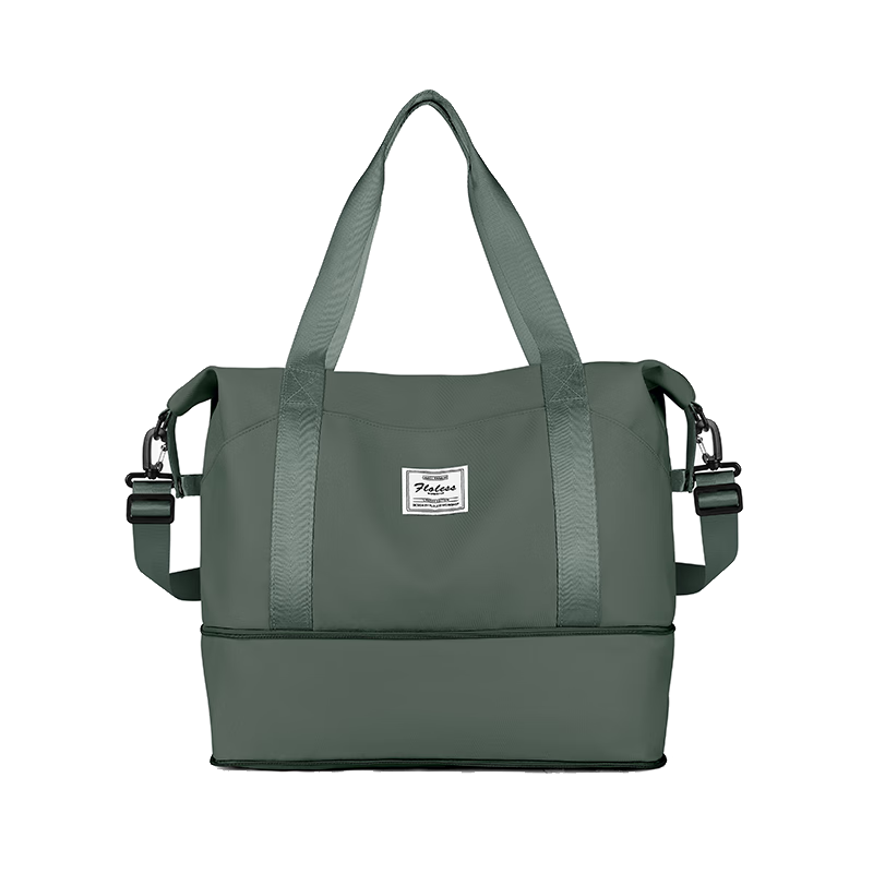 Landcase Travel Bag for Women, Handheld Luggage Bag, Short-Distance Large Capacity Storage Bag, Maternity Bag, Sports And Fitness Bag, 2104 Army Gree