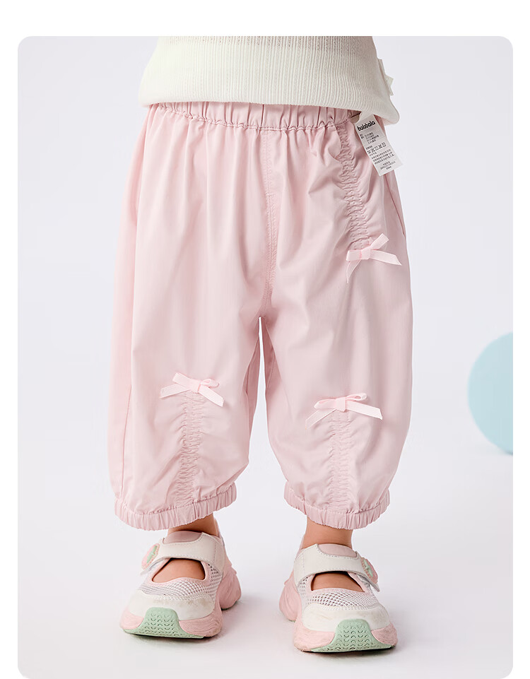 BALABALA [BalaOne] Baby Pants, Infant Casual Trousers, Girls' Style, Sweet And Trendy for Summer 2026 9