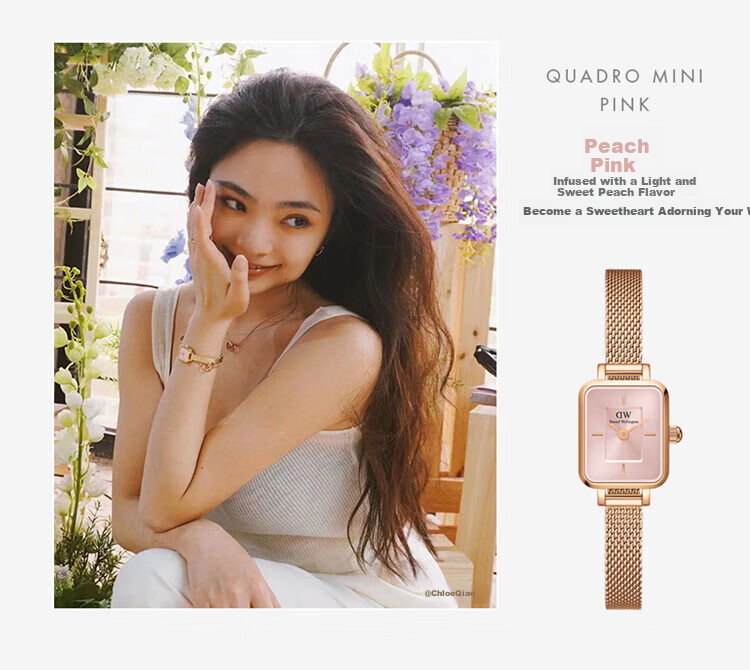 DanielWellington [Same As Masi Chun] DW Women's Watch, Retro Small Sugar Cube Light Luxury, Birthday Gift for Girlfriend, DW651 13