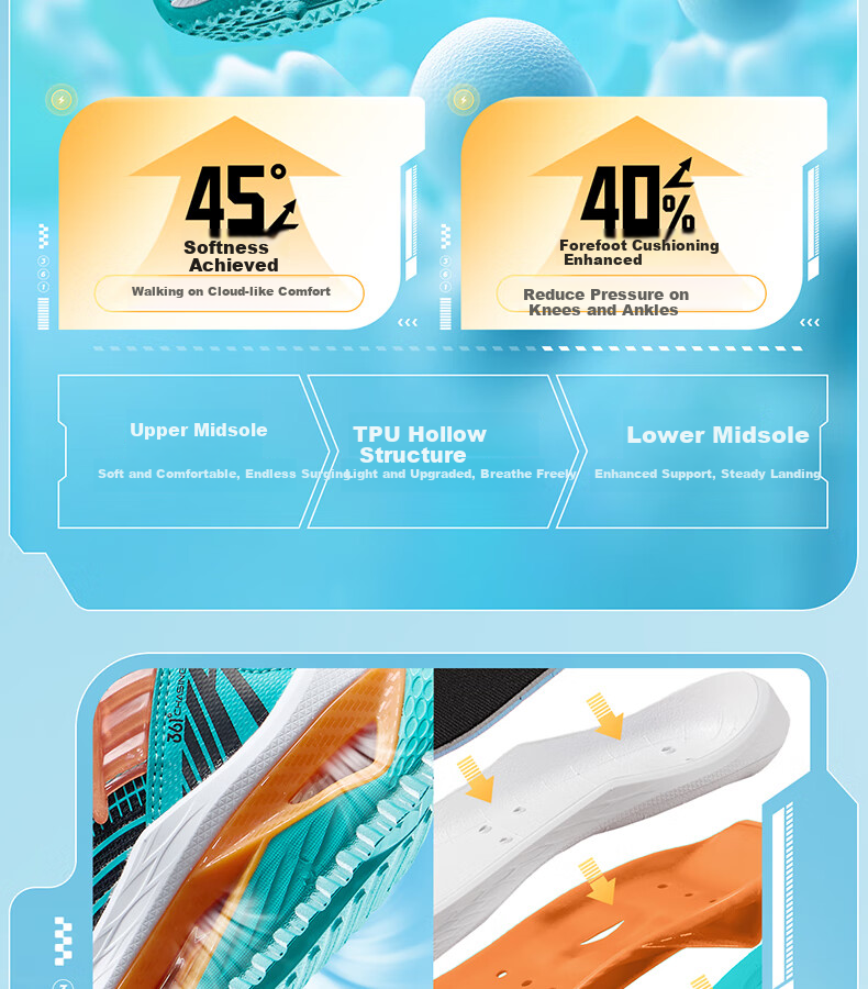 361° Qingyang | Children's Running Shoes, Spring 2025, Boys And Girls, Big Kids, Rotary Buckle, Lightweight Cushioning, Jogging Sneakers, Black, Size 40 4