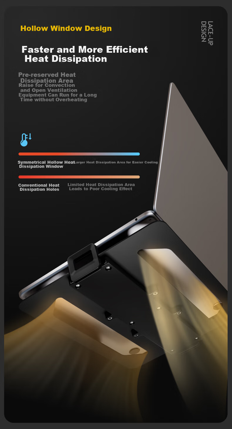 Brateck Beihu Laptop Stand, Notebook Arm Stand, Computer Stand, Monitor Stand, Floating Bracket, Height-Increasing Stand, Desktop Base, E500+APE40 4