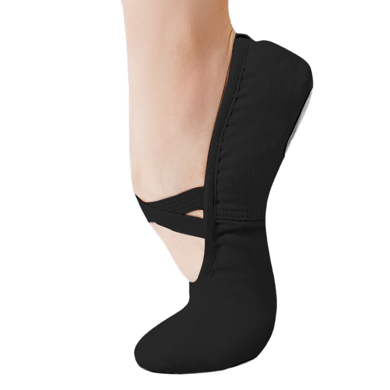 Zhiyouban Adult Dance Shoes, Professional Ballet Practice, Soft-Soled Slip-On, Children's Dance Shoes for Boys And Girls, Black Body-Shaping Cat Paw Shoes