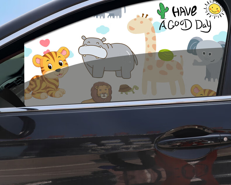 MOTCINO Car Window Sunshade Curtain Magnetic Baby Privacy Sun Protection Car Glass Shade 9