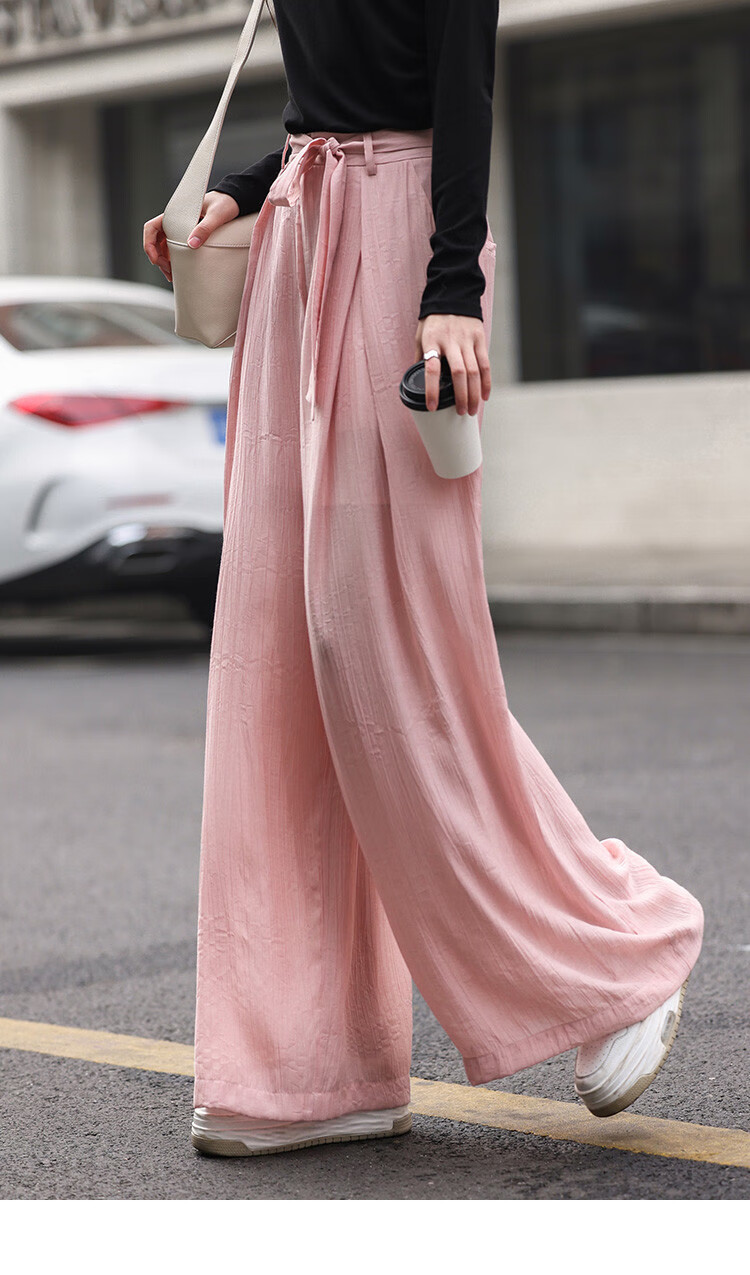 Dme [Lazily Casual Pants] Autumn Style, Relaxed Fit, Textured Design, Versatile Casual Pants for Wome 18