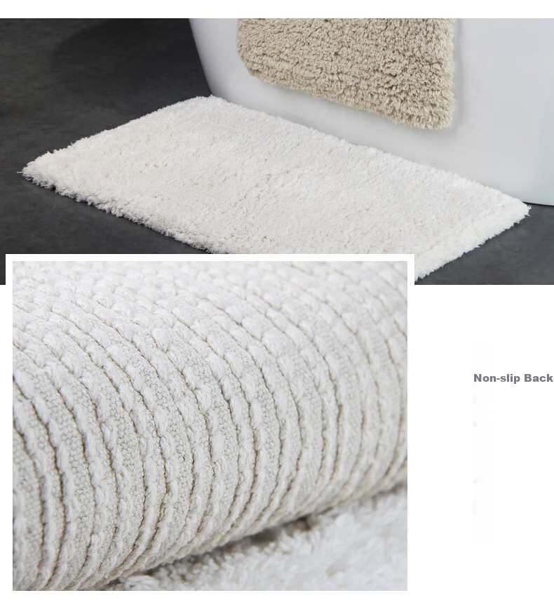 Amarelle Yijing Tiancheng Five-Star Hotel Non-Slip Floor Mat, Machine Washable, Mat06 Off-White (50*80cm) 9