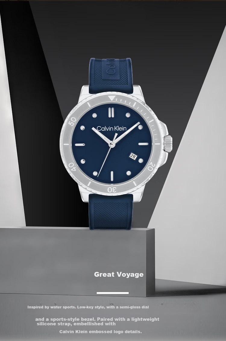 Calvin Klein CK Watch, Haohan Model, Steel Strap Quartz Men's Watch, Birthday And New Year Gift for Men, 25200382 1