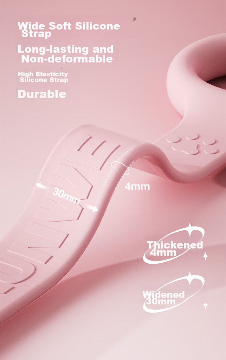 Langwei 8-Character Resistance Band, Shoulder Opener, Back Toner, Yoga Silicone Band, Home Exercise Equipment 8