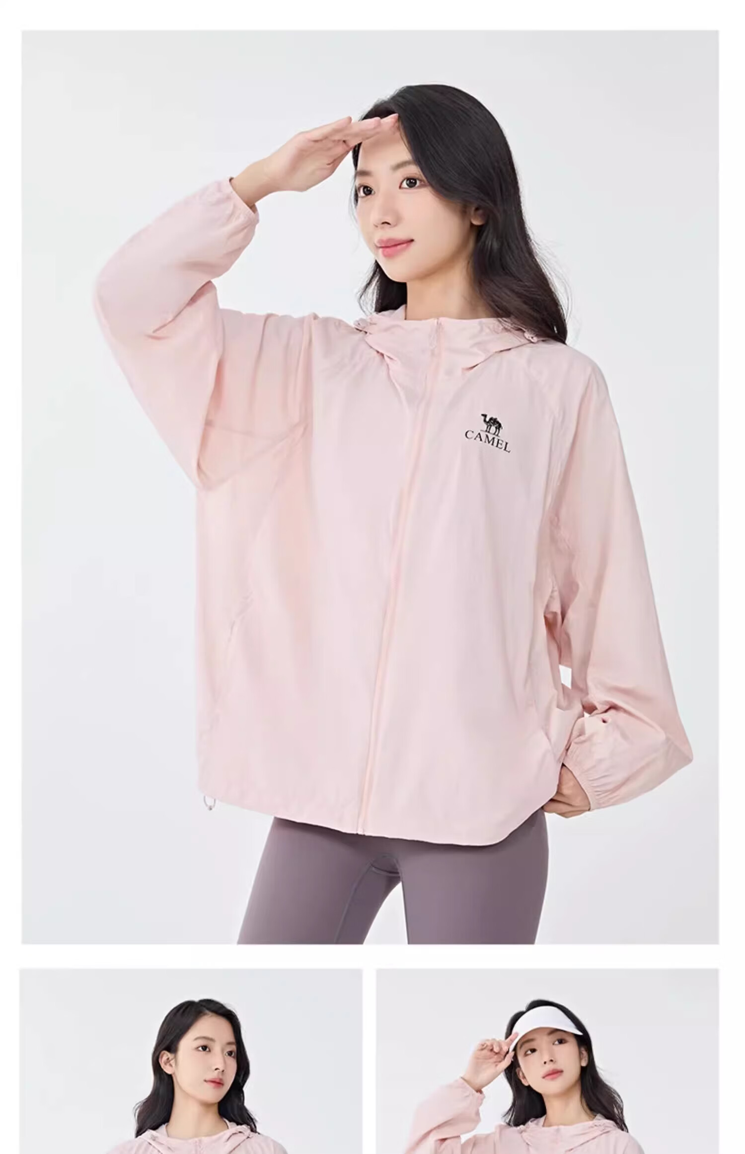 CAMEL 【Muguang C+】Sun Protection Jacket 25 Spring Summer UPF400+ Original Yarn Unisex Cooling Sun Protection Clothing 9001 XL 15