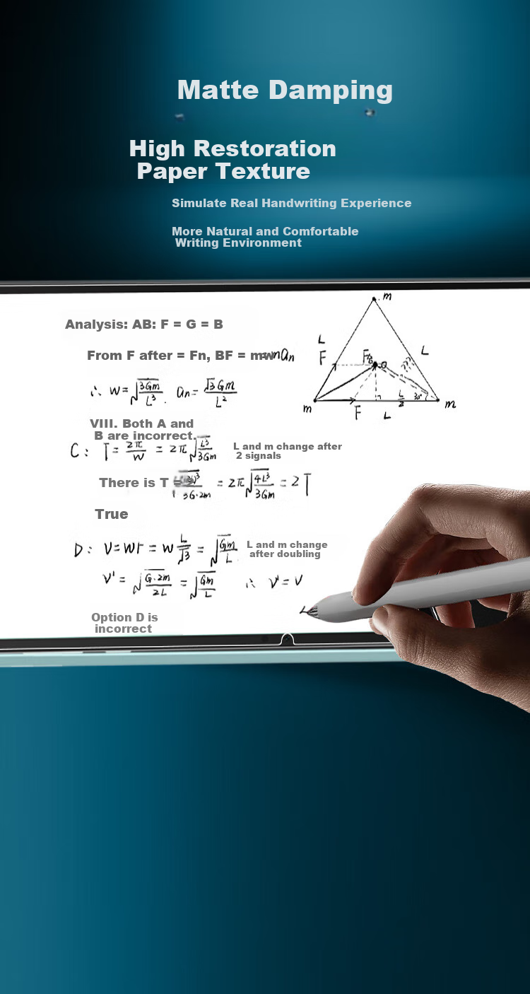 Freeson Screen Protector for Xiaomi Pad 8/8 Pro/7/7 Pro, 11.2-Inch Tablet Anti-Blue Light Frosted Soft Light Film for Drawing And Writing, Continuous Touch Paper-Like Film 4