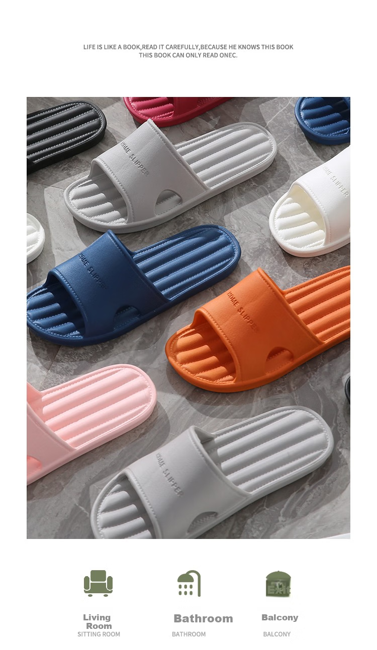 YUZHAOLIN Slippers for Men, Indoor And Outdoor Use, Suitable for Bathing, Non-Slip, Home Couple Sandals for Women, Pink, Size 40/41 3