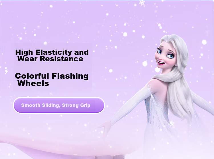 Disney Ice Skates for Children, Adjustable Professional Roller Skates for Boys And Girls Beginners, Birthday Gift 16