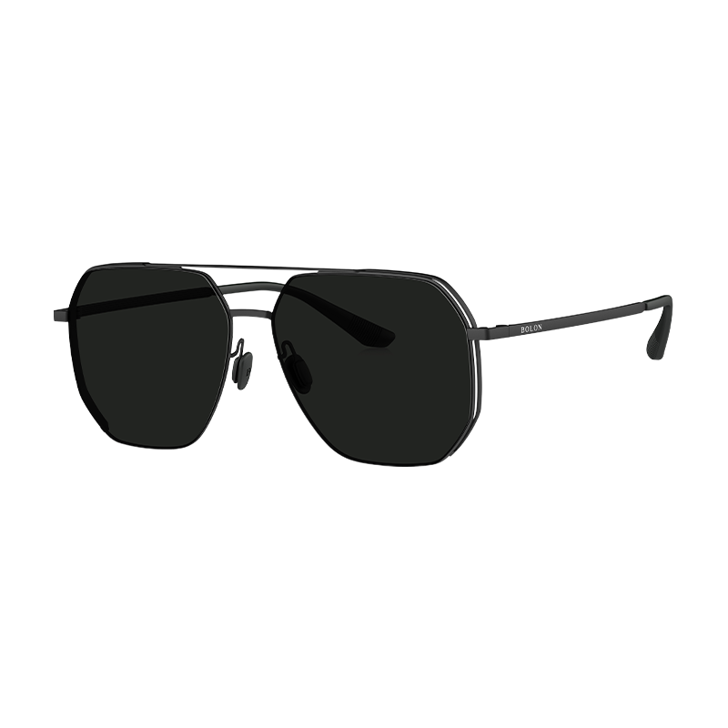 BOLON Sunglasses, Double-Frame Polarized Sunglasses, Aviator Driving Glasses for Men, BL8121