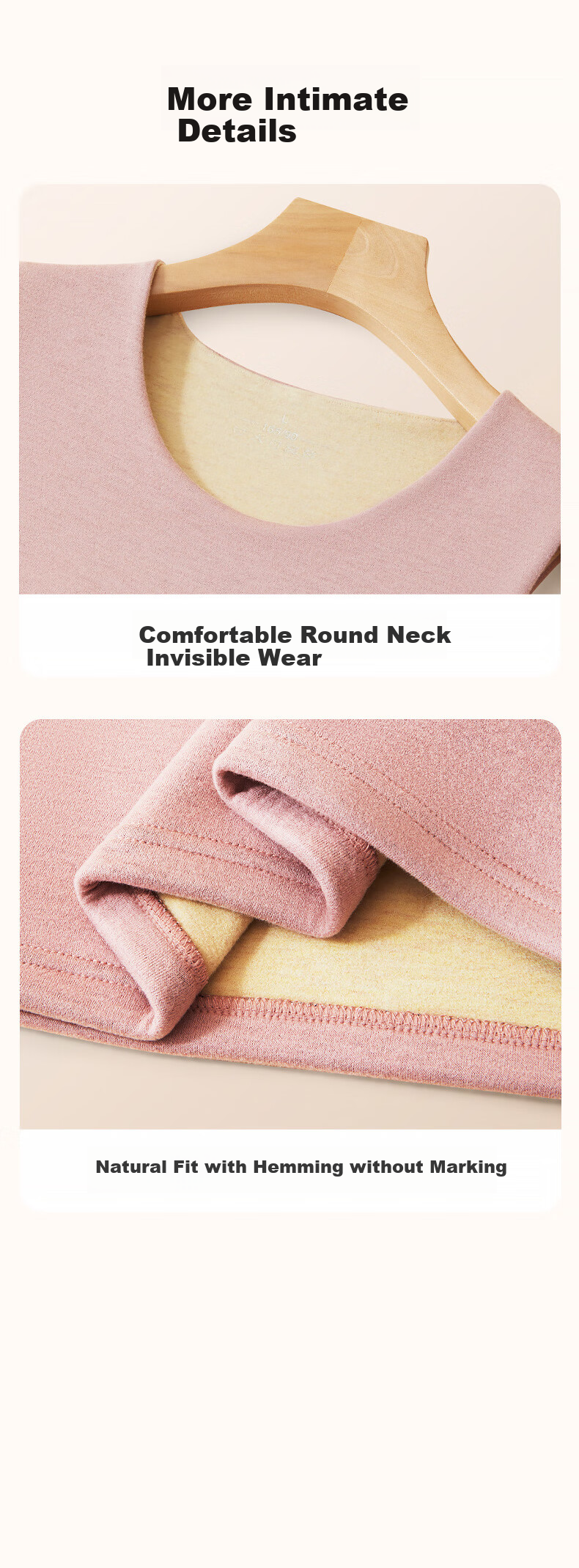 Tiancan Women's Thermal Vest, Silk And German Velvet Fleece-Lined, Thickened, Heat-Generating, Seamless, Inner Wear Base Layer Top, Lotus Pink, XL 6