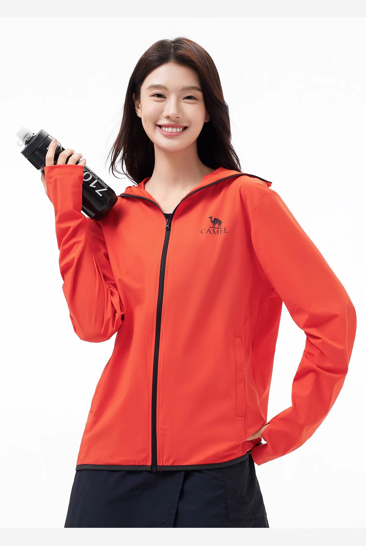 CAMEL Cool White Outdoor Sun Protection Jacket for Men And Women, Original Yarn Quick-Dry Sun Protection Coat A35BZ01134 7