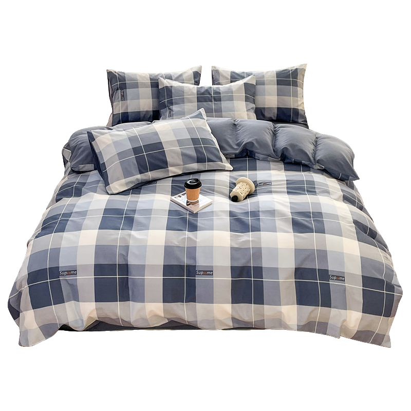 Grace Class A Antibacterial Pure Cotton Duvet Cover, Single Piece, 100% Xinjiang Cotton, Pure Cotton Quilt Cover, 150*200cm, Printed Patter
