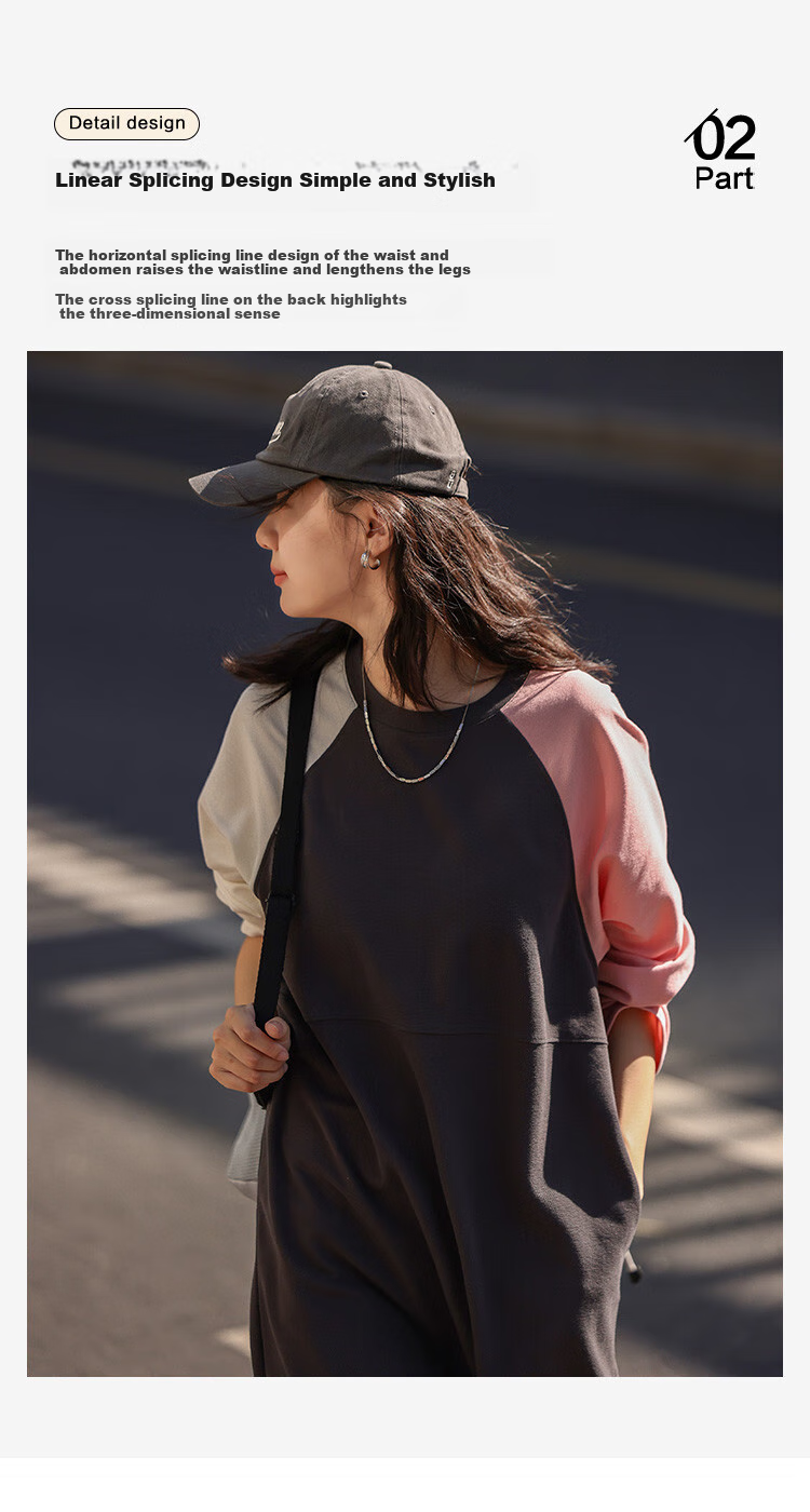 Dme [Modern Academic Style Sweatshirt Dress] Youthful, Age-Reducing, Light Sporty Style, Slimming, Fashionable Dress 7