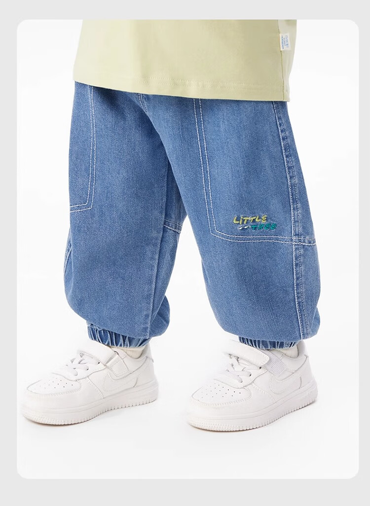 Ciciibear 2025 Spring New Baby Boys Soft Denim Casual Pants Children's Long Pants 22