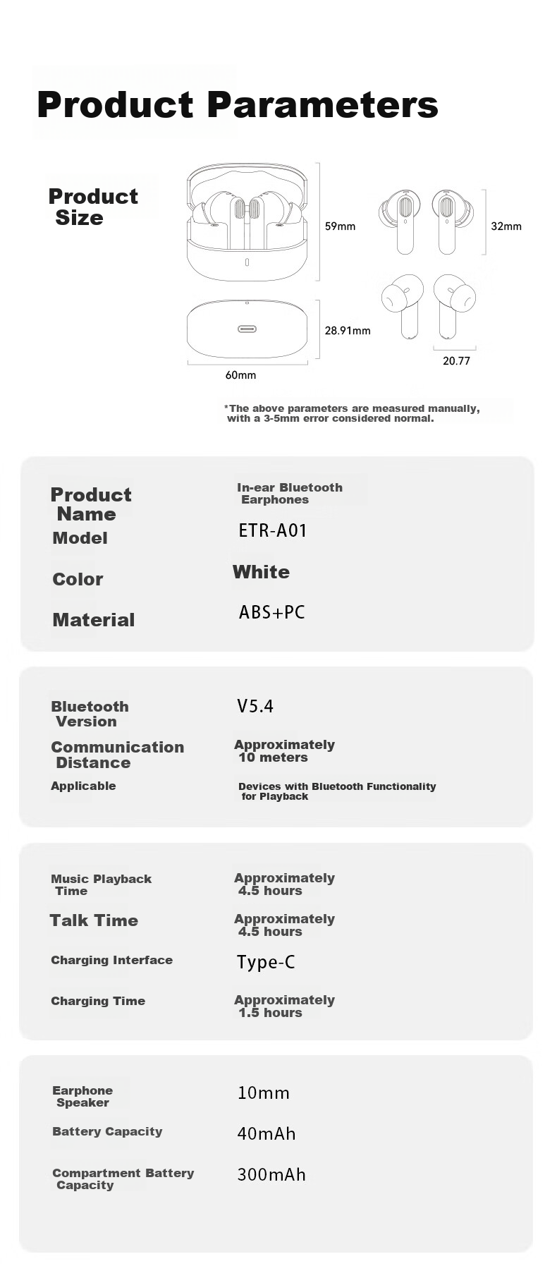 Lenovo Invests in Brand Yinengzhe In-Ear Headphones, Bluetooth Earphones for Music, Sports, Cycling, Online Classes, And Gaming, Compatible with Bluetooth 5.4, Suitable for Apple, Huawei, Xiaomi Phones, Gift 9