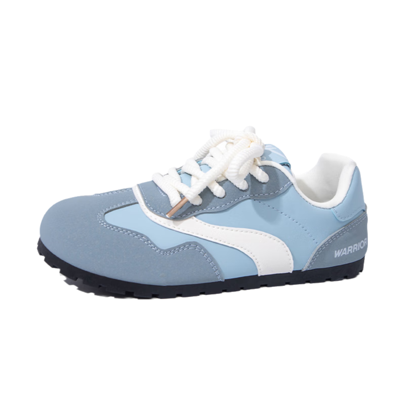 Huili Women's New Flat-Soled Training Shoes, Soft Sole Lightweight Sneakers, Versatile Casual Shoes, Light Blue/blue, Size 36