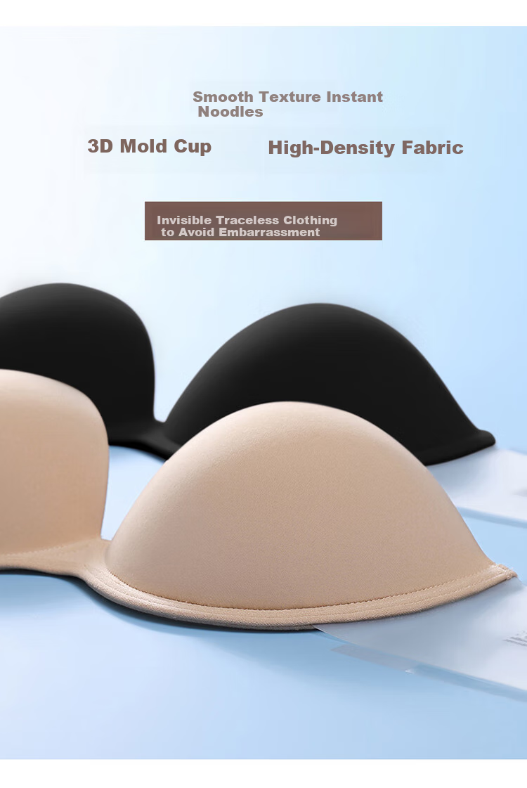 LangSha Breast Petals Adhesive Bra for Women, Summer Large Breast Strapless Bra, Wedding Dress Formal Wear, Small Chest Push-Up Invisible Lift 10
