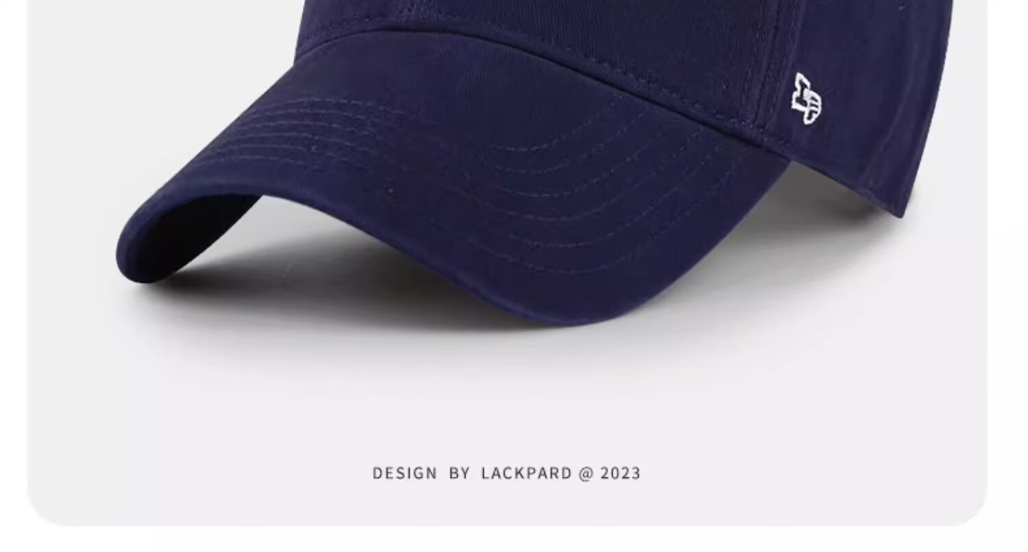 LACKPARD 2026 Spring Summer New Baseball Cap High-Weave Combed Cotton Soft Portable Foldable Versatile Pink 12