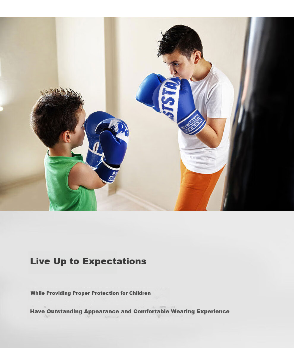 LASTSTAND Children's Boxing Gloves Set, Parent-Child Combination, Adult Women And Teenage Sanda Fighting Boxing Gloves, Foot Target Shield, Punching Target 4