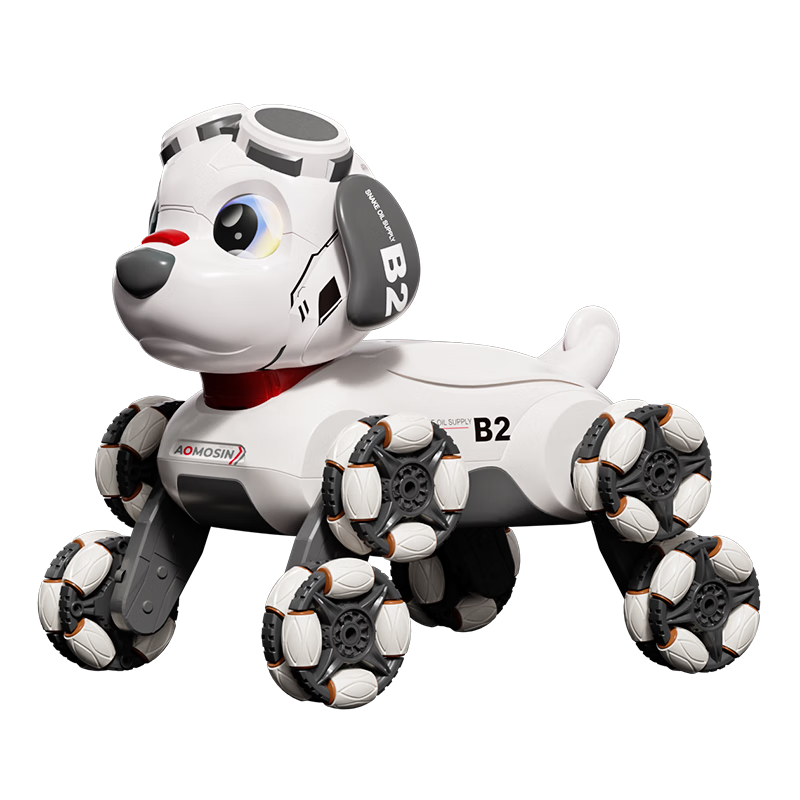 Aomengxing Children's Remote Control Robot Dog, AI Intelligent Toy, Boys' Remote Control Car, Transforming Robot, Birthday Gift