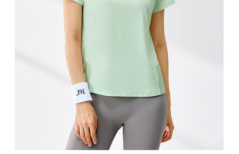 361° Women's Short-Sleeve Summer Clothing, New Cool-Feeling T-Shirt, Sun Protection Shirt, Ice Silk Athletic Running Top 662524116-2 34