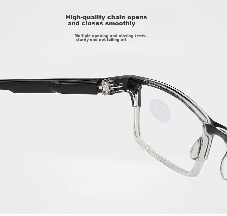 DRATRA Unisex Reading Glasses HD Comfortable Presbyopia Glasses for Phone and Computer Use Middle-aged and Elderly 4