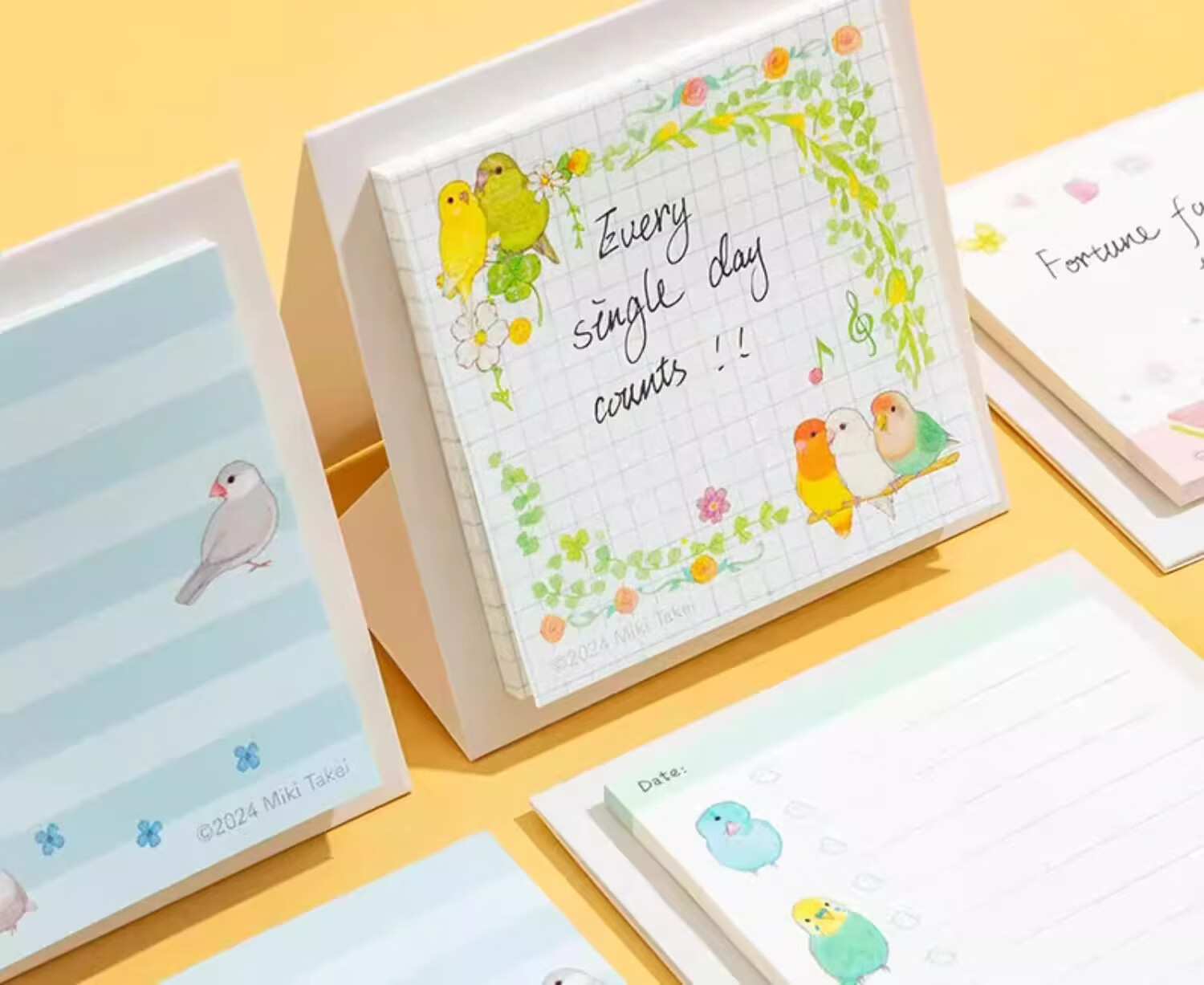 MASMARCU Morning Light Stationery Notebook Summary Sticky Notes Combination, Strong Adhesive Labels, Memo Pads, Markers, Bookmarks, Smart Learning 1 Pack Random YS0339 Exam Essential 5