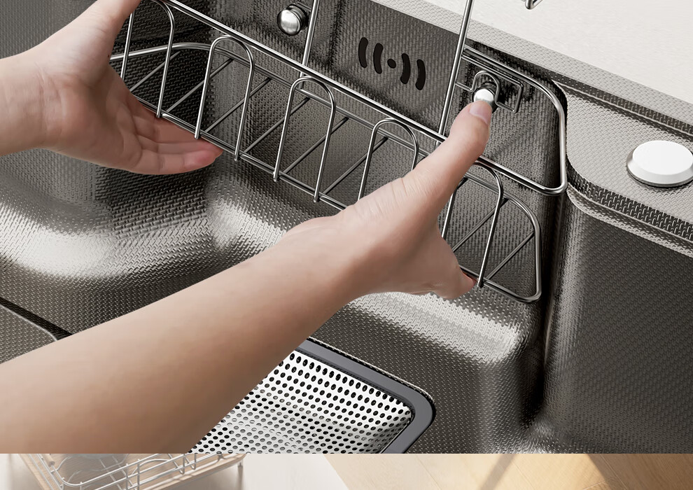 ARROW Kitchen Sink, Large Single Basin, 304 Stainless Steel Vegetable Washing Sink, Gunmetal Gray, [Renovation Subsidy 15%] 30