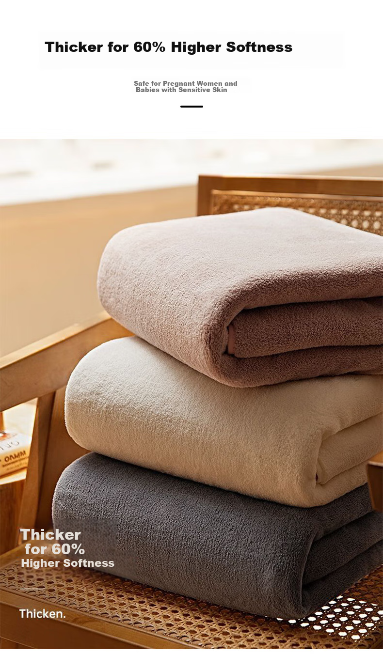 Fanyejia Smiling Rabbit Cotton Gauze Bath Towel, Absorbent, Soft, Low Shedding, Large Towel for Women, Home Use, Adult Wrap Towel, for Bathing And Exercise 7