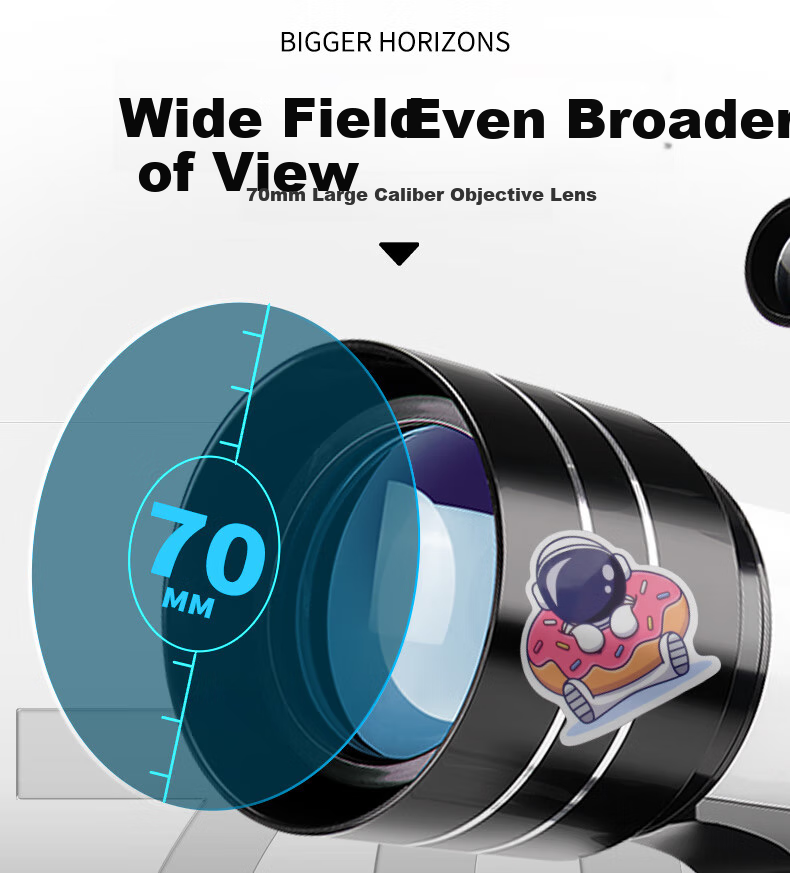 Feilaishi Astronomical Telescope High-Power HD Children's Birthday Gift Large Aperture Telescope 4