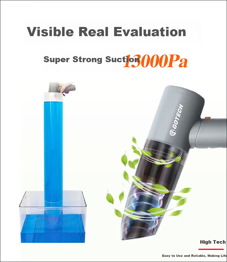 Gaotaike Brushless Car Vacuum Cleaner with Strong Suction, Handheld Vacuum for Car And Desktop Use, Pet Hair Vacuum Cleaner, Prize Gift, Elegant Gray 1
