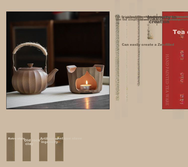 TAN XIAN ZHE Tea Brewing Pot, Electric Ceramic Stove for Brewing Tea, Popular Small Electric Ceramic Pot for Milk Tea Brewing 3