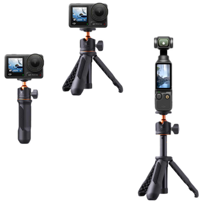 Zhuoer [Over 100K Sold Online] Universal Multi-Functional Desktop Mount and Car Expansion Adapter for DJI Osmo Pocket 3/4 Camera